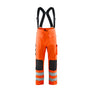 Rain Work Trousers Hi-Vis LEVEL 2 - Orange - 4XL