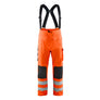 Rain Work Trousers Hi-Vis Level 3 - Orange - 4XL