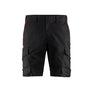 Industry shorts stretch - Black/Red - 30R