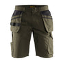 Service shorts with tool pockets - Dark olive green/Black - 30R
