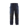 Service Work Trousers with Stretch - Dark navy/Black - 30R
