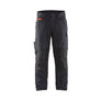 Service Work Trousers with Stretch - Black/Red - 30R