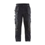Service Work Trousers with stretch and tool pockets - Black/Red - 30R