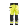 Hi-Vis Work Trousers - Hi-vis yellow/Black - 30S