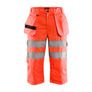 Hi-Vis pirate shorts - Red hi-vis - 30R