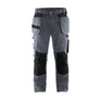 Craftsman Work Trousers - Grey/Black - 30R