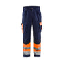 Hi-Vis Work Trousers - Orange/Navy blue - 30S