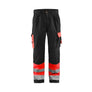 Hi-Vis Work Trousers - Red hi-vis/black - 30S