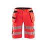 Hi-Vis shorts with stretch - Red hi-vis - 30R