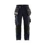 Craftsman Work Trousers with stretch - Dark navy/Black - 30R