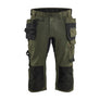 Craftsman pirate shorts stretch - Forest Night/Black - 30R