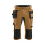 Craftsman pirate shorts stretch - Nougat/Black - 30R