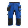 Craftsman pirate shorts stretch - Cornflower blue/Black - 30R
