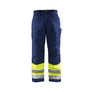 Hi-Vis Winter Work Trousers - Hi-vis yellow/navy blue - 30R