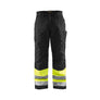 Hi-Vis Winter Work Trousers - Hi-vis yellow/Black - 30R