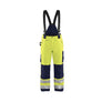 Hi-Vis Winter Work Trousers - Hi-vis yellow/navy blue - 30R
