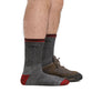 Mens Merino Wool Mountaineering Micro Crew Heavyweight Seamless Hiking Socks