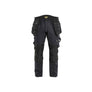 STRIKER Craftsman Work Trousers with stretch - Black/Black - 30L