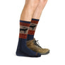 Mens Merino Wool Boot Midweight Seamless Patterned Hiking Socks