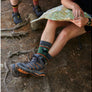 Mens Merino Wool Boot Midweight Seamless Patterned Hiking Socks