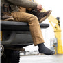 Mens Merino Wool Boot Midweight Rib-knit Durable Work Socks
