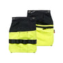 Tool pockets zipper & press stud fastening - Black/Hi-vis yellow - LXL