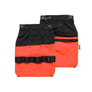Tool pockets zipper & press stud fastening - Black/Red hi-vis - LXL
