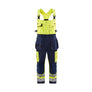 Hi-Vis Bib Overalls - Hi-vis yellow/navy blue - 30L