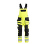 Hi-Vis bib overalls 4-way stretch - Hi-vis yellow/Black - 30R