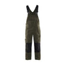 Bib overall with stretch - Dark olive green/Black - 30R