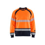 Sweatshirt Multinorm - Orange/Navy blue - 4XL