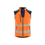 Softshell Vest Hi-Vis - Orange/Navy blue - 4XL