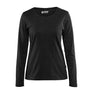 Women's Long Sleeved T-shirt - Black - L