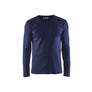 T-shirt long sleeved - Navy blue - 4XL