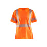 Women's UV-protected Hi-Vis T-shirt - Orange - L