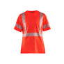 Women's UV-protected Hi-Vis T-shirt - Red hi-vis - L