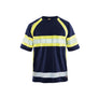 Hi-Vis T-shirt - Navy blue/Hi-vis yellow - 4XL