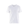 T-Shirt, V-Neck - White - 4XL