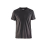 T-Shirt, V-Neck - Dark grey - 4XL