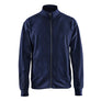 Sweatshirt with full zip - Navy blue - 4XL