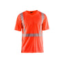 Hi-Vis UV-protected T-shirt - Red hi-vis - 4XL