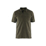 Polo shirt - Dark olive green/Black - 4XL