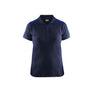 Women's Polo Shirt - Navy blue/Cornflower blue - L