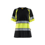 Women’s Hi-Vis T-Shirt - Black/Hi-vis yellow - L
