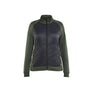 Women's Hybrid Sweatshirt - Autumn green/Black - L
