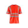 Hi-Vis UV-protected T-shirt - Red hi-vis - 4XL