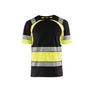 Hi-Vis T-shirt - Black/Hi-vis yellow - 4XL