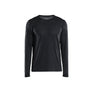 UV-protected Long-sleeved Function T-shirt - Black - 4XL