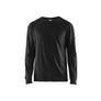 Flame resistant long-sleeve t-shirt - Black - 4XL
