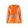 Women's Hi-Vis t-shirt long sleeve - Orange - L